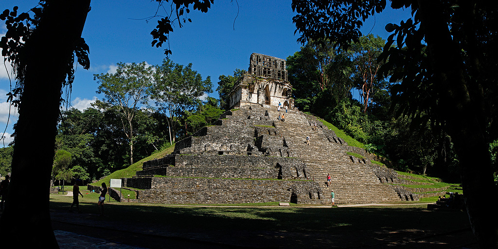 Ancient Maya city Palenque, Chiapas.